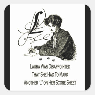 Bunco Loser Square Sticker