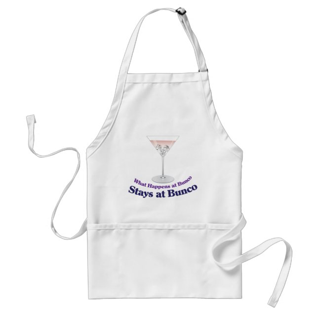Bunco Martini Cocktail Standard Apron (Front)