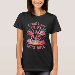 Bunco Night Flamingo Bunco Group Bunco Player Gamb T-Shirt