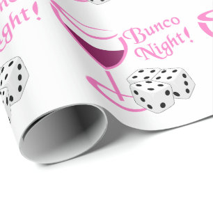 Bunco Night Wrapping Paper