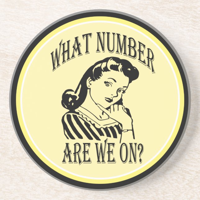 Bunco or Bingo What Number Are We On #2 Coaster (Front)