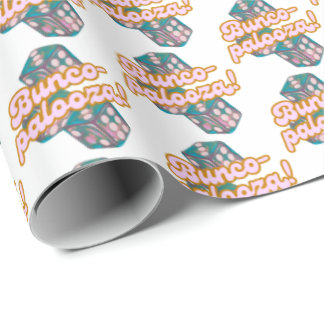 Bunco-palooza wrapping paper