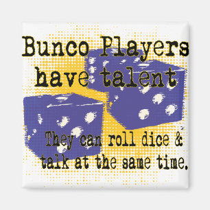 bunco players magnet