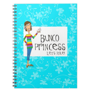 Bunco Princess spiral notebook