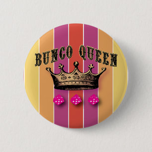 Bunco Queen 6 Cm Round Badge