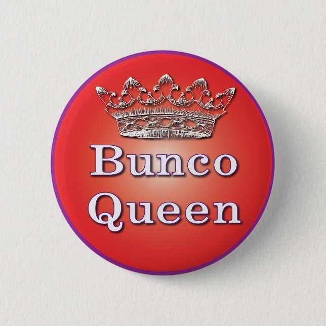 bunco queen button (Front)