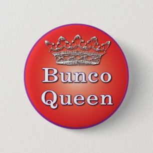 bunco queen button