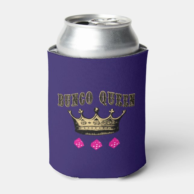 Bunco Queen Crown Can Cooler (Can Front)
