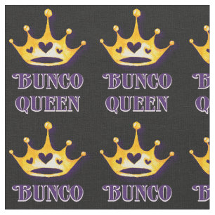 Bunco Queen Player Black Fabric