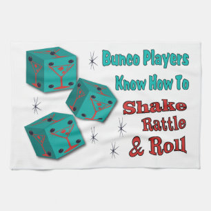 Bunco - Shake, Rattle & Roll Martini Towel