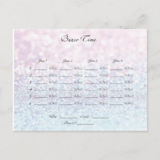 Bunco sparkle Post card