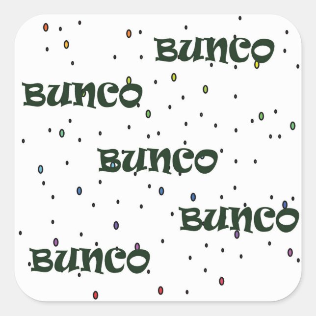 Bunco Stickers (Front)