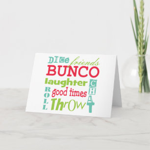 Bunco Subway Art Design By Artinspired Card