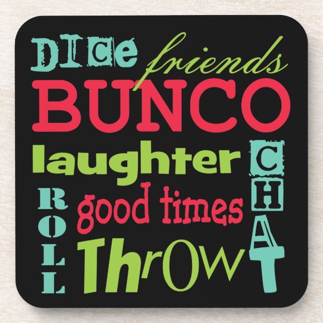 Bunco Subway Art Design By Artinspired Coaster (Front)