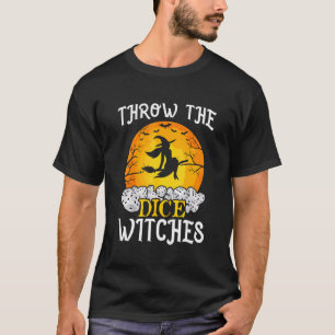 Bunco Throw the Dice Witches Bunco Game Halloween T-Shirt