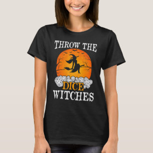 Bunco Throw the Dice Witches Bunco Game  Halloween T-Shirt