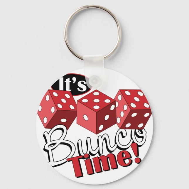 Bunco TIme Key Ring (Front)