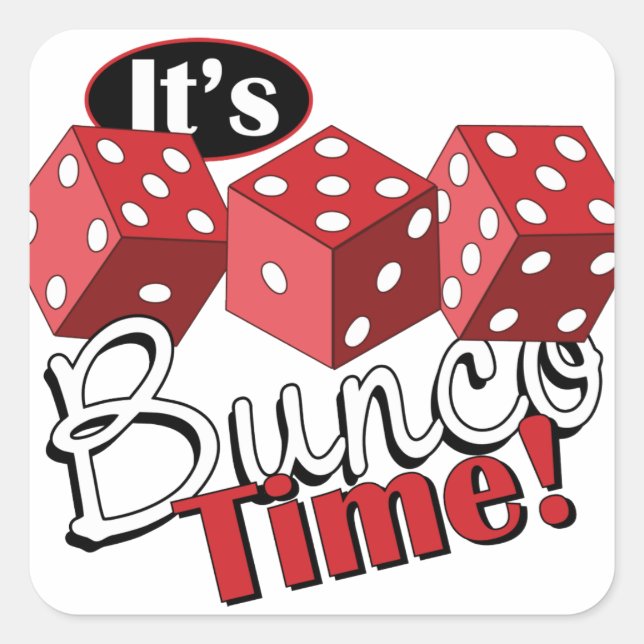 Bunco TIme Square Sticker (Front)