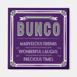 Bunco Vintage Typography Magnet