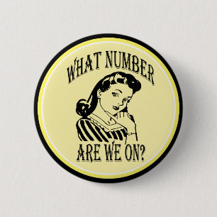 Bunco What Number Are We On #2 6 Cm Round Badge