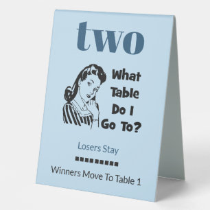 Bunco What Table Do I Go To Table Two Number