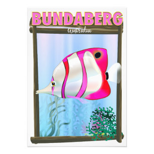 Bundaberg Australia travel poster