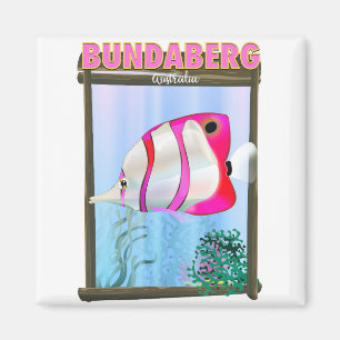 Bundaberg Australia travel poster Magnet