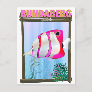 Bundaberg Australia travel poster Postcard