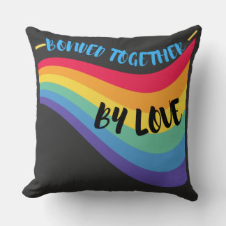 Bunded Together by love | throw pillow