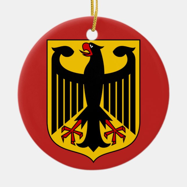 Bundesadler - Bundeswappen Deutschlands - Germany Ceramic Ornament (Front)