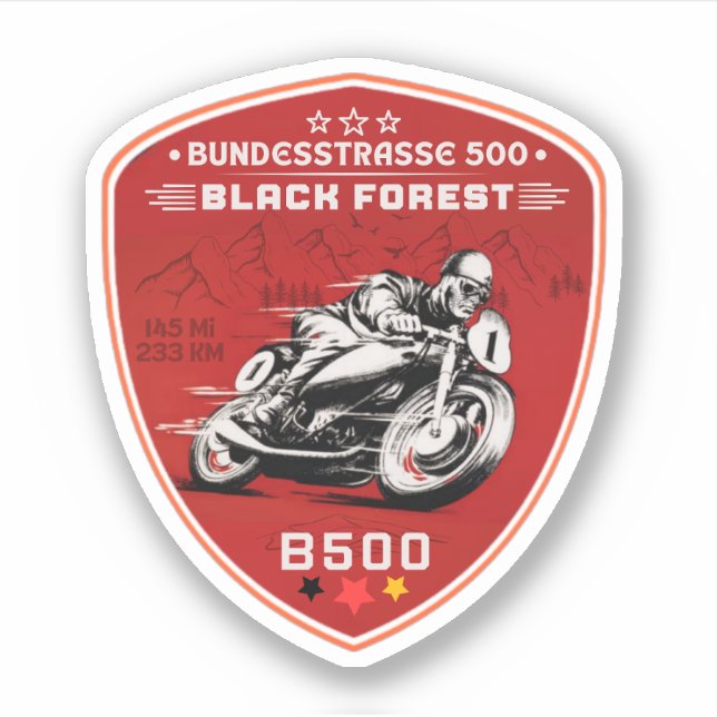 bundesstrasse 500,  black forest german way b500 (Front)