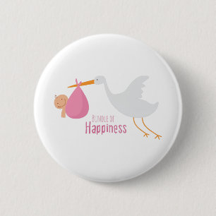 Bundle Of Happiness 6 Cm Round Badge