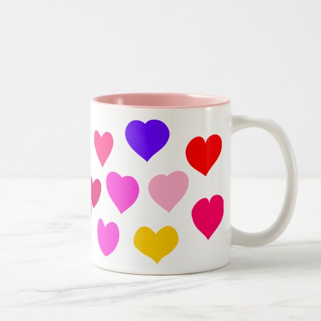 Bundle Of Hearts Ceramic Mug (Right)