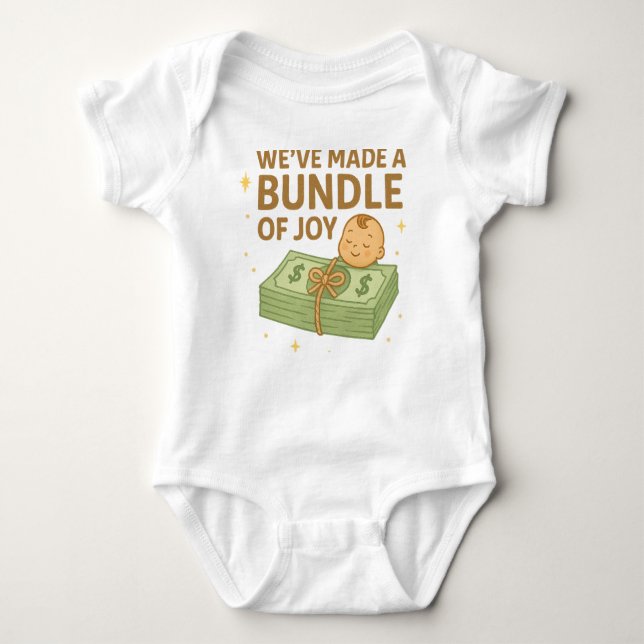 Bundle of Joy Baby Bodysuit (Front)