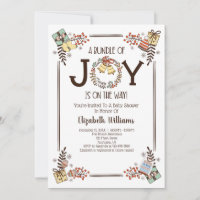 Bundle Of Joy Hand Drawn Winter Baby Shower