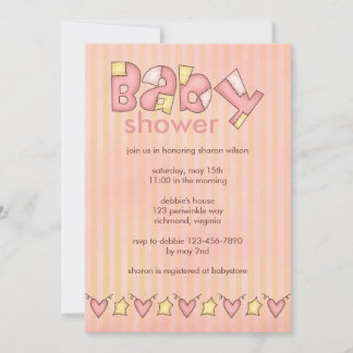 Bundle of Joy :: Pink :: Baby Shower Invitation