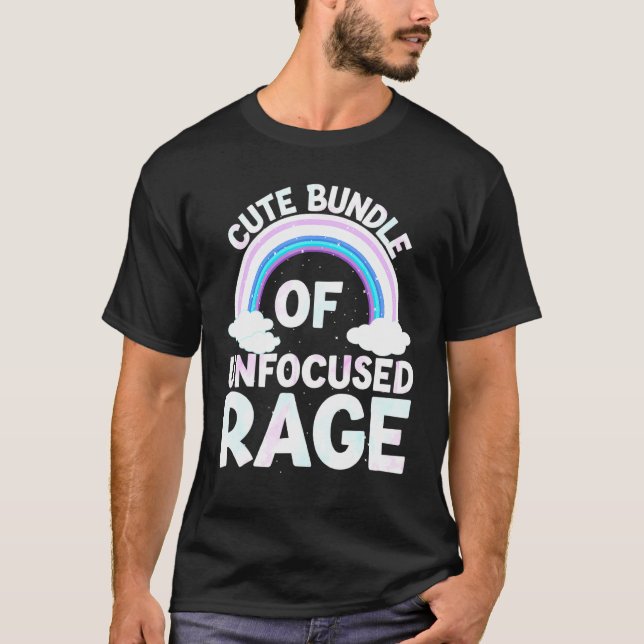 Bundle Of Unfocused Rage Pastel Goth Rainbow 1 T-Shirt (Front)