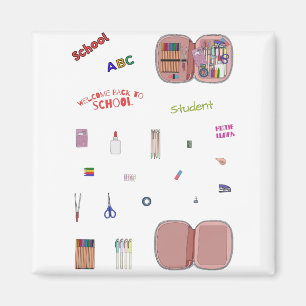 Bundle Set Pack Back to School Magnet