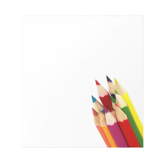 Bundled Coloured Pencils Notepad (Front)
