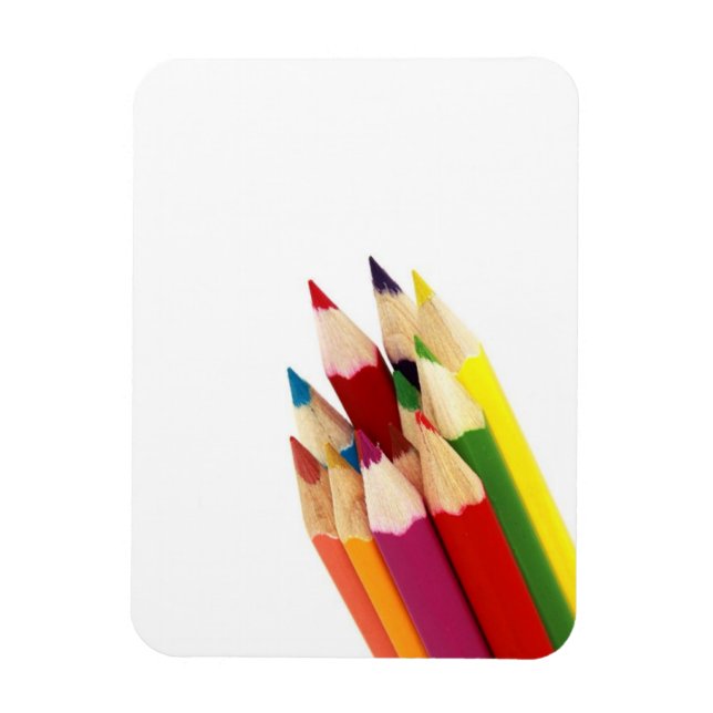 Bundled Coloured Pencils Premium Magnet (Vertical)