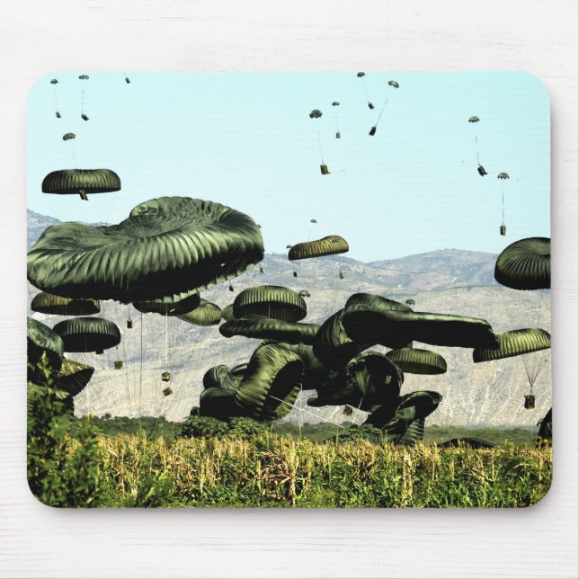 Bundles of food and water are air delivered mouse pad (Front)