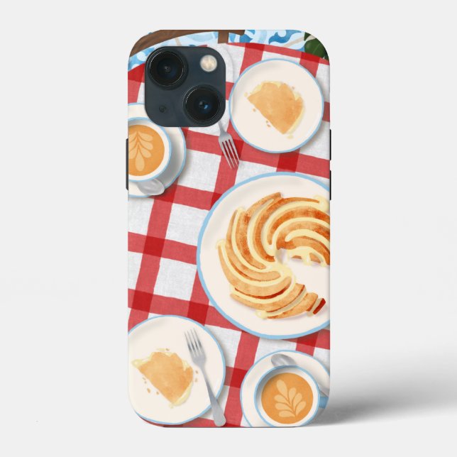 Bundt Cake and Coffee for Two Case-Mate iPhone Case (Back)