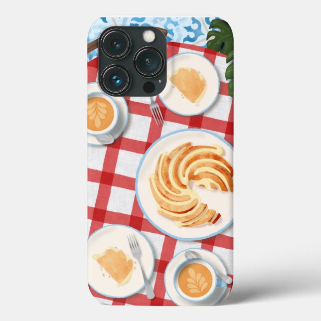 Bundt Cake and Coffee for Two Case-Mate iPhone Case (Back)