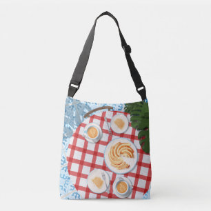 Bundt Cake and Coffee for Two Crossbody Bag