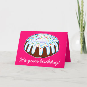 Bundt Cake Birthday! Card