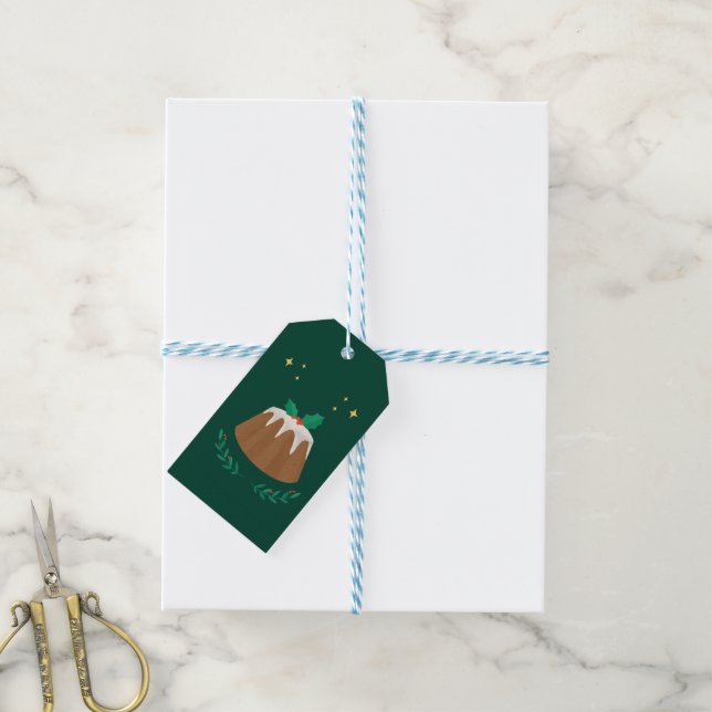 Bundt Cake Holiday Gift Tag (With Twine)