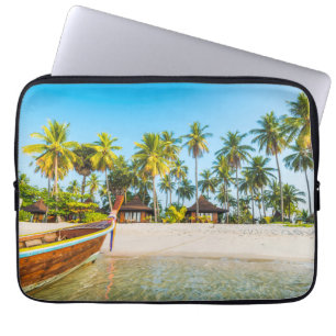 Bungalows on the Beach Ko Mook, Thailand Laptop Sleeve