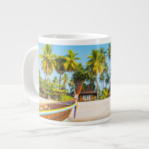 Bungalows on the Beach Ko Mook, Thailand Large Coffee Mug