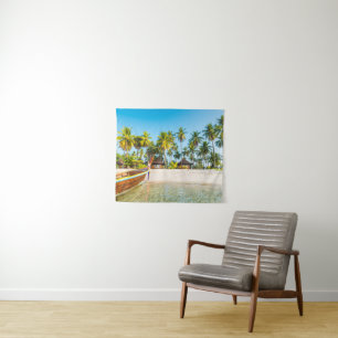 Bungalows on the Beach   Ko Mook, Thailand Tapestry