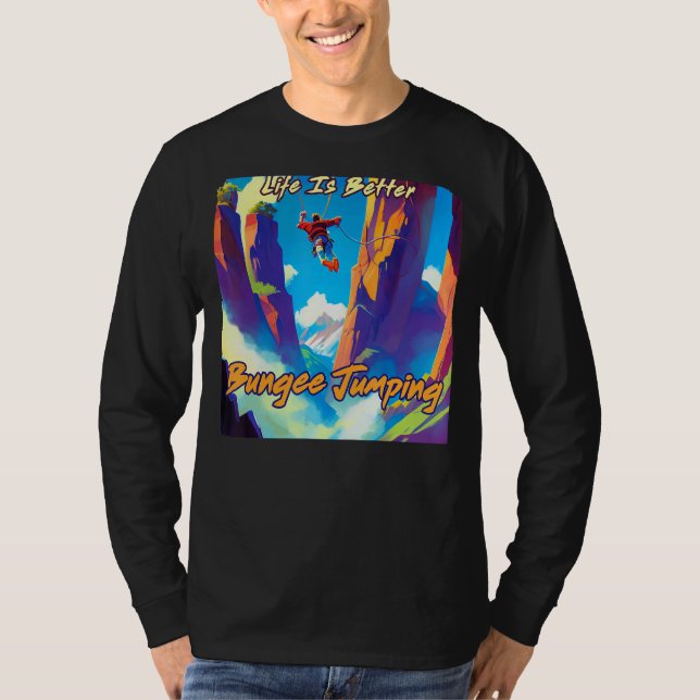 Bungee Jumping Extreme Adventure T-Shirt (Front)